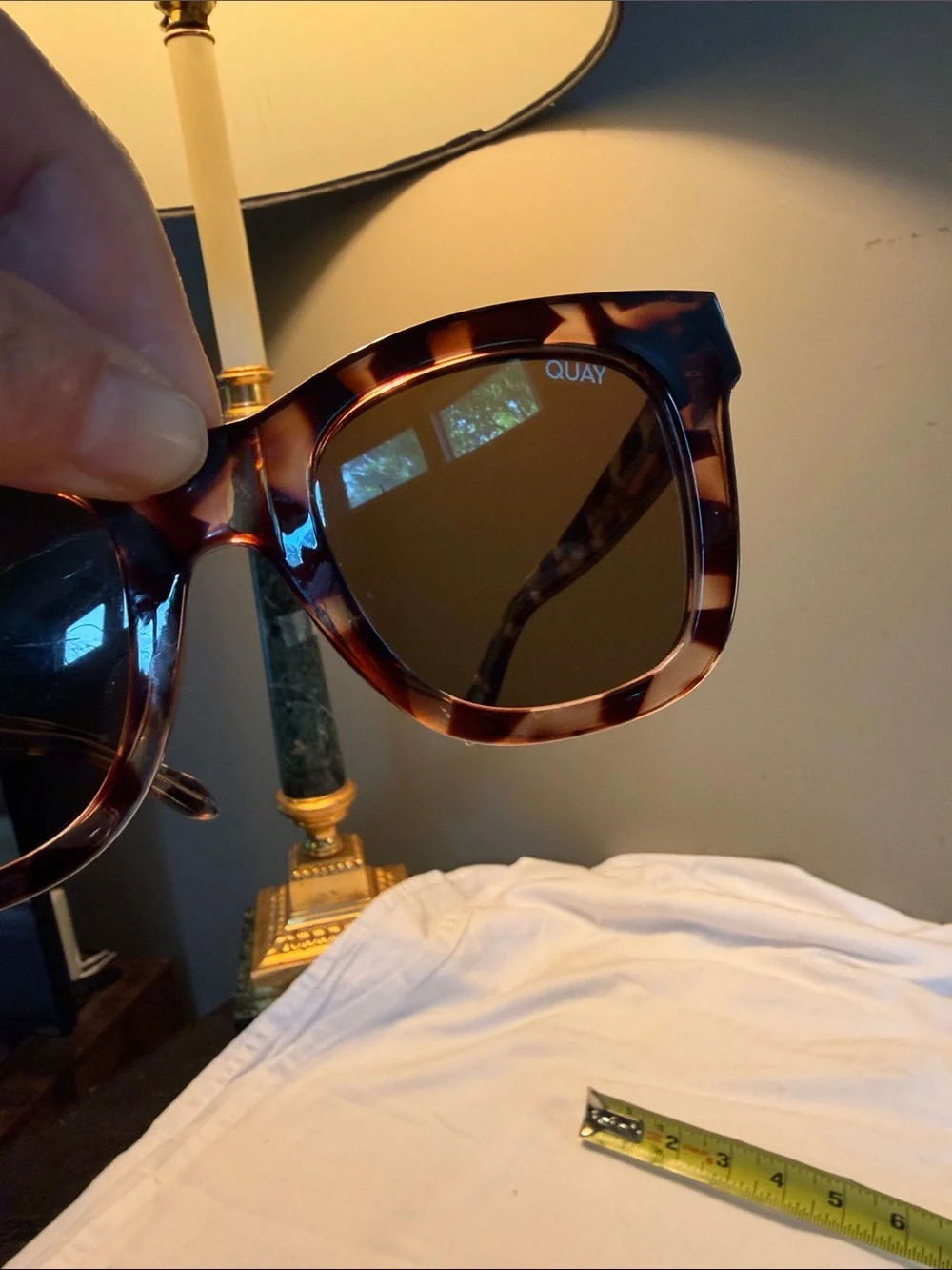 QUAY Tortoiseshell Cat-Eye Sunglasses - Brown